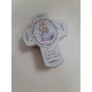Precious Moments Cross Trinket Box This Day Has Been Made In Heaven Communion